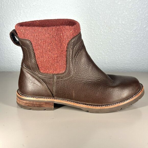LL Bean East Point Chelsea Boots Womens 7.5 Pull On Ankle Bootie Shoes 504770 - Picture 10 of 16